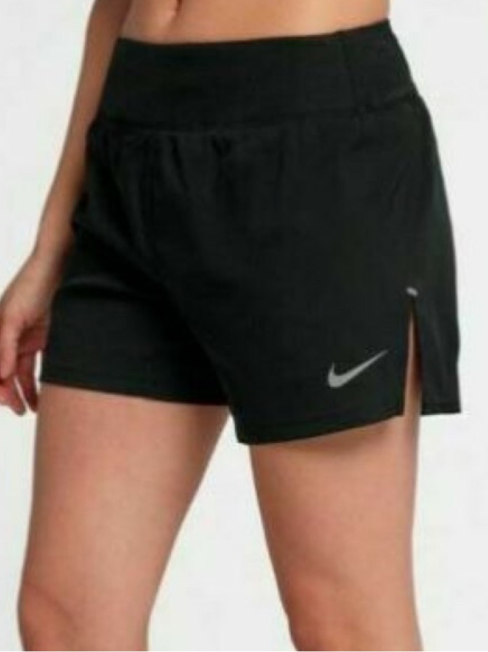 Nike Women’s Eclipse 5” Running Shorts Black Dri-FIT XL AH4051-010